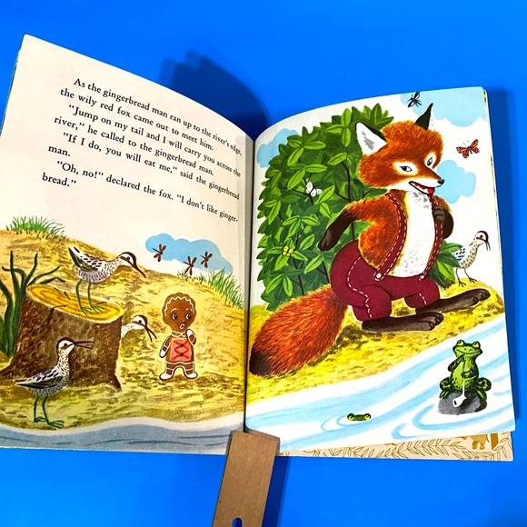 THE GINGERBREAD MAN VTG 1961 A LITTLE GOLDEN BOOK HARDCOVER CLASSIC STORY - Picture 13 of 15